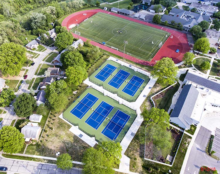 Seven Hills Tennis Court Design