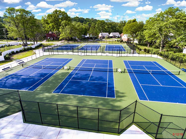 Seven Hills Tennis Court Design