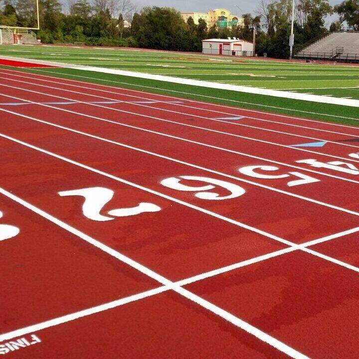 K12 Football Field and Track Ohio, USA, Designed by Sportworks Design